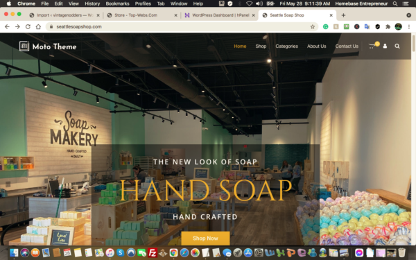 Seattle Soap Shop Website is For Sale
